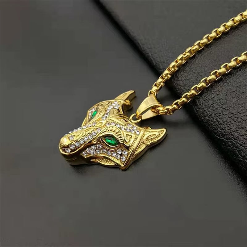 „Fenrir Aurum“ – Goldener Wolfskopf-Anhänger | Nordhort Valhalla | Heimdals-Line