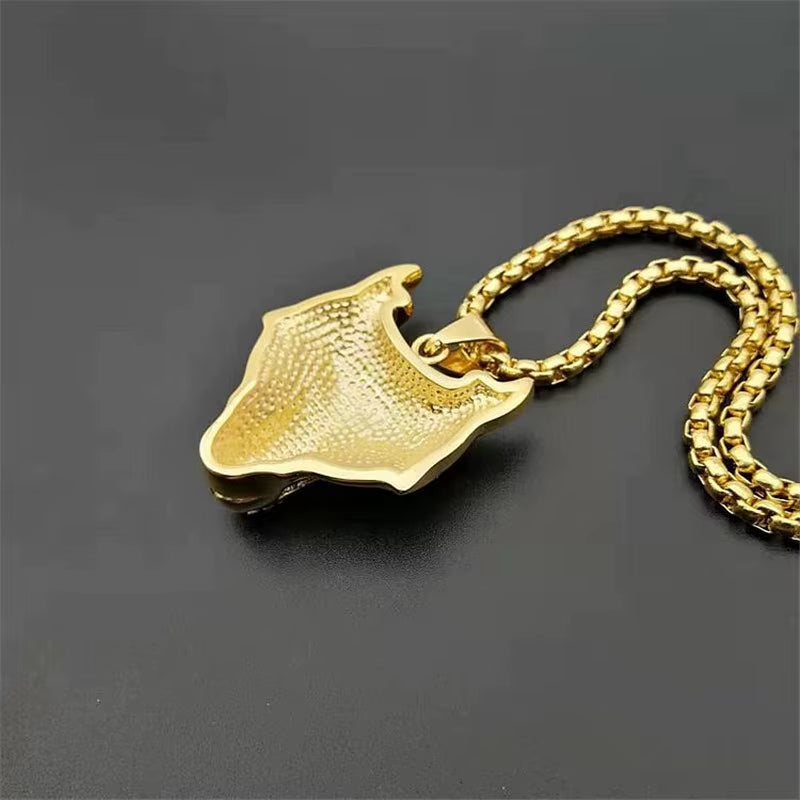 „Fenrir Aurum“ – Goldener Wolfskopf-Anhänger | Nordhort Valhalla | Heimdals-Line