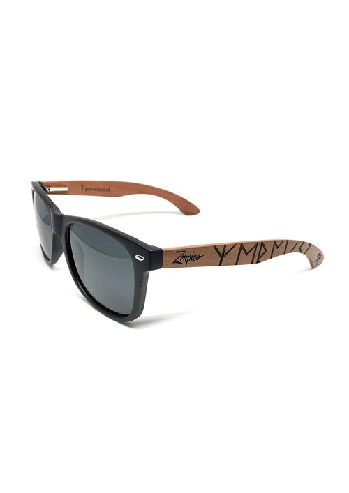 yewood „Runr“ – Gravierte Holzsonnenbrille | Nordhort Valhalla │ Odins-Line